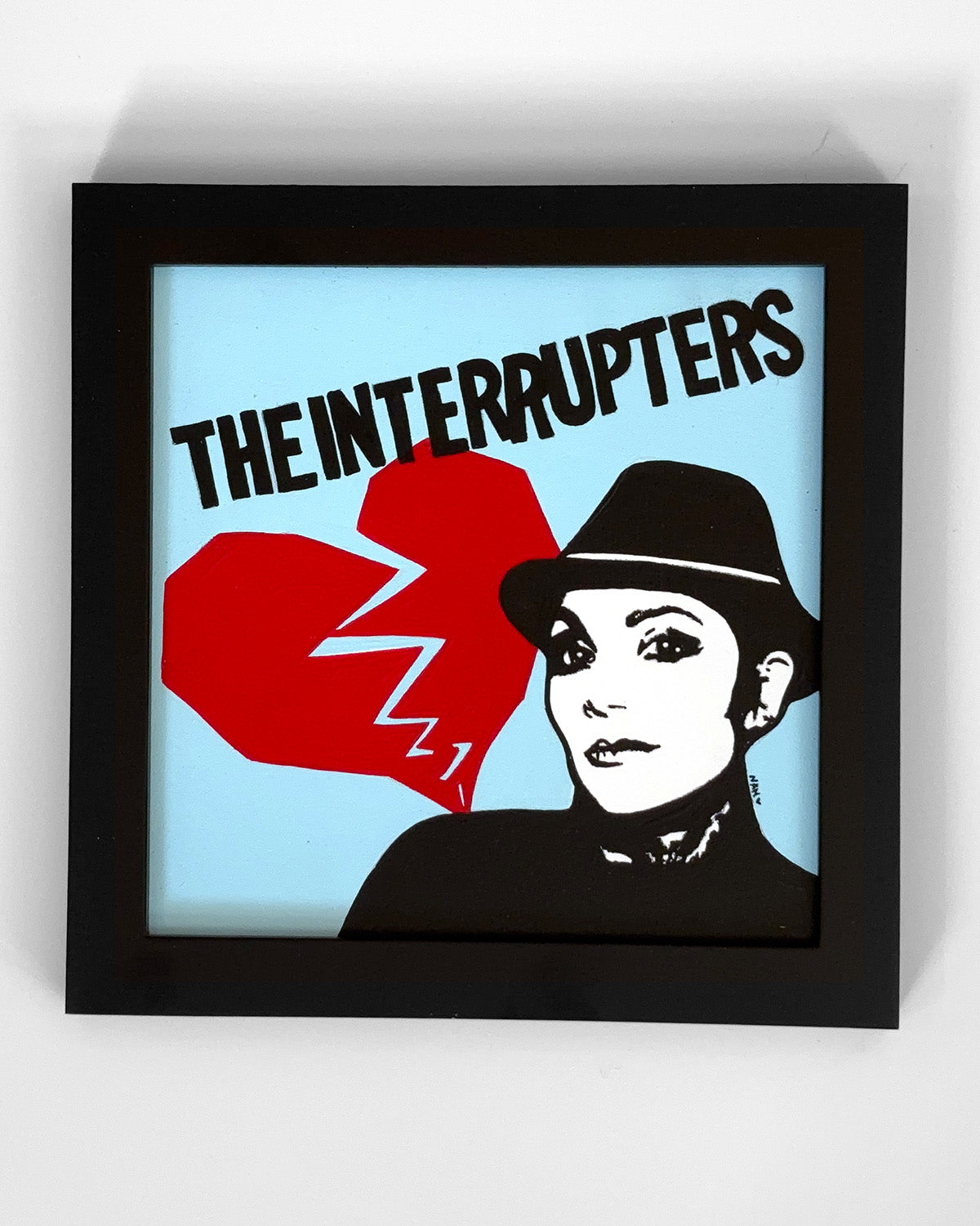 The Interrupters Aimee - 6”x6” Framed Original Painting