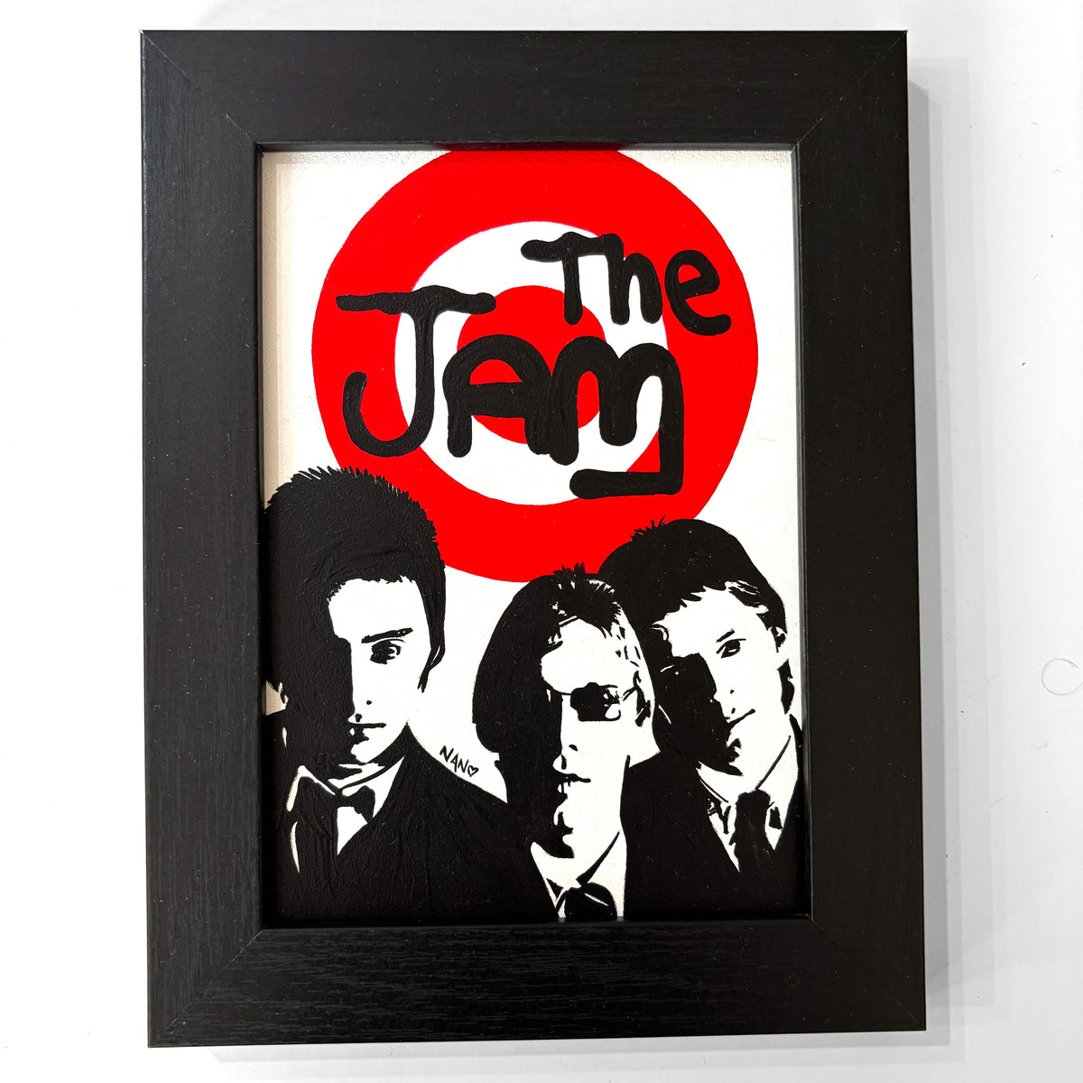 Absolute Beginners (The Jam) – 5&quot;×7&quot; FRAMED ORIGINAL PAINTING