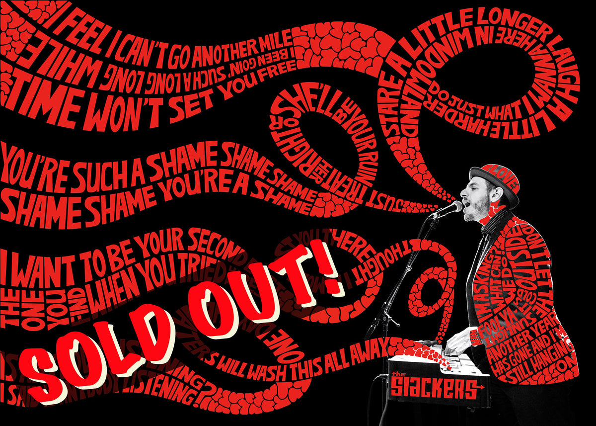 The Slackers - Don&#39;t Let The Sunlight Fool Ya - Limited Edition Fine Art Print - SOLD OUT