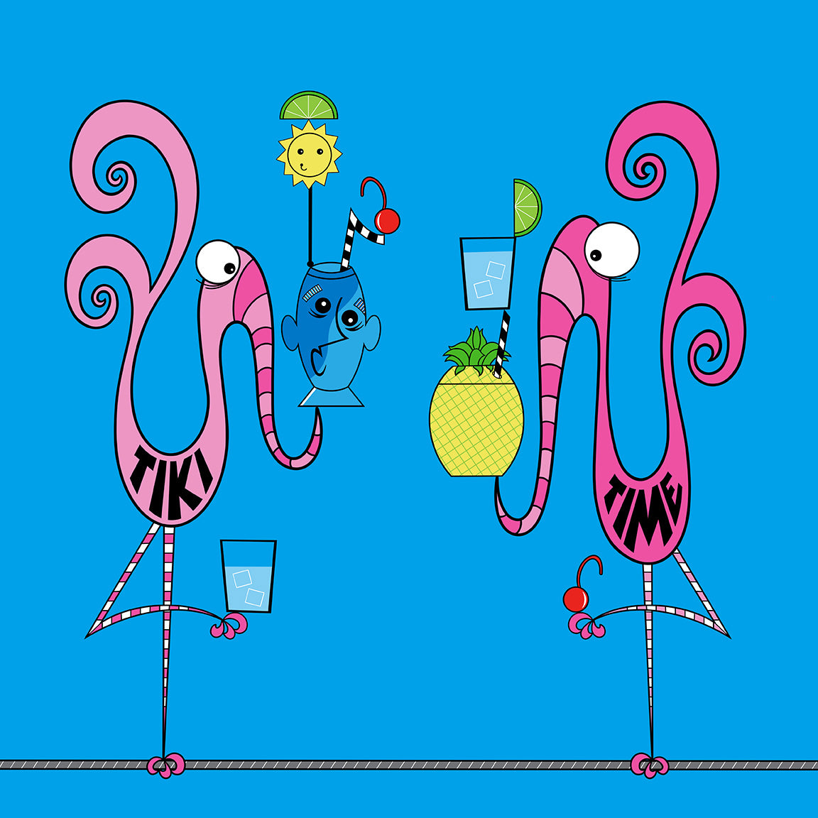 Birds On A Wire - Tiki Time