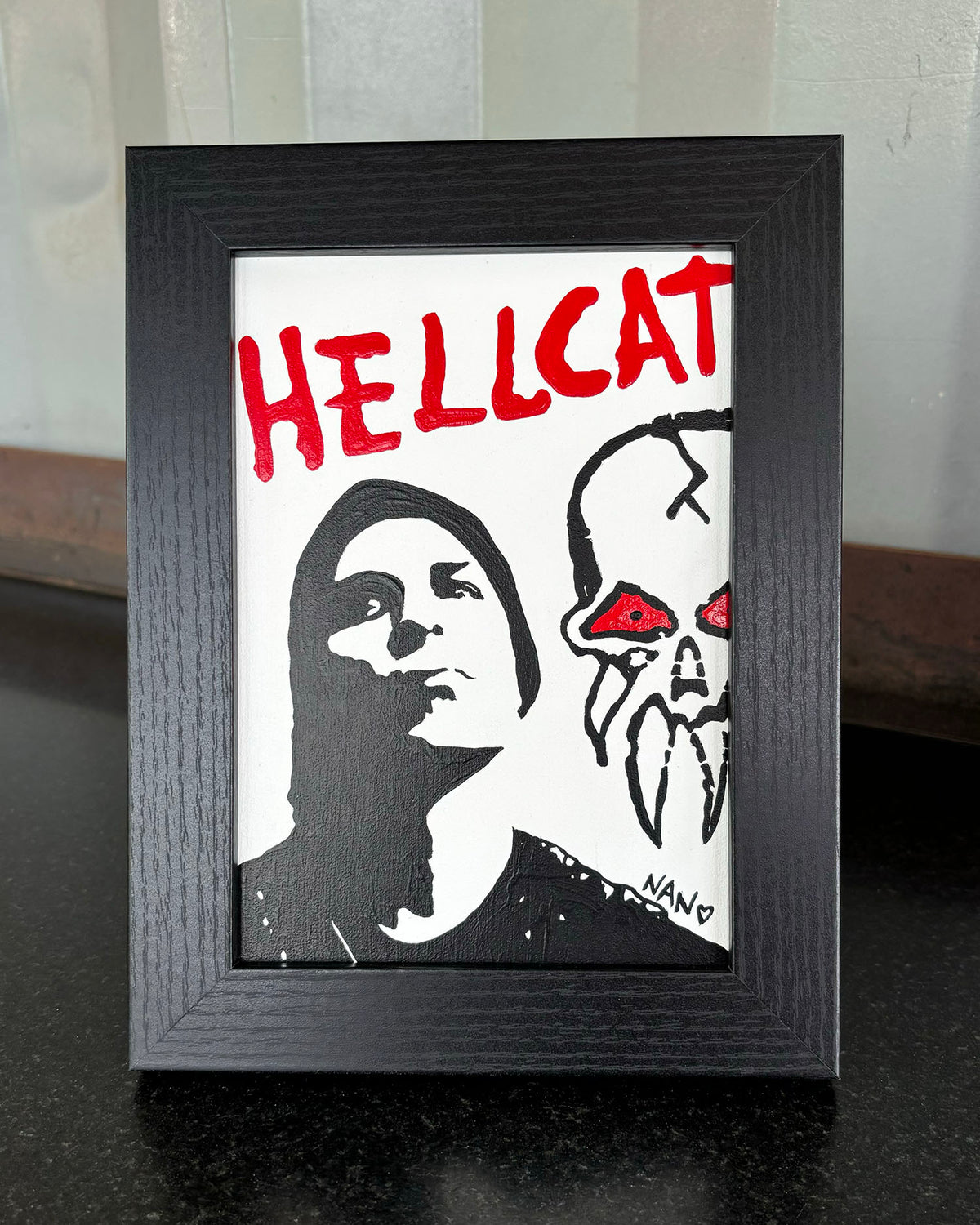 Tim No. 4 - 5”x7” Framed Original Painting
