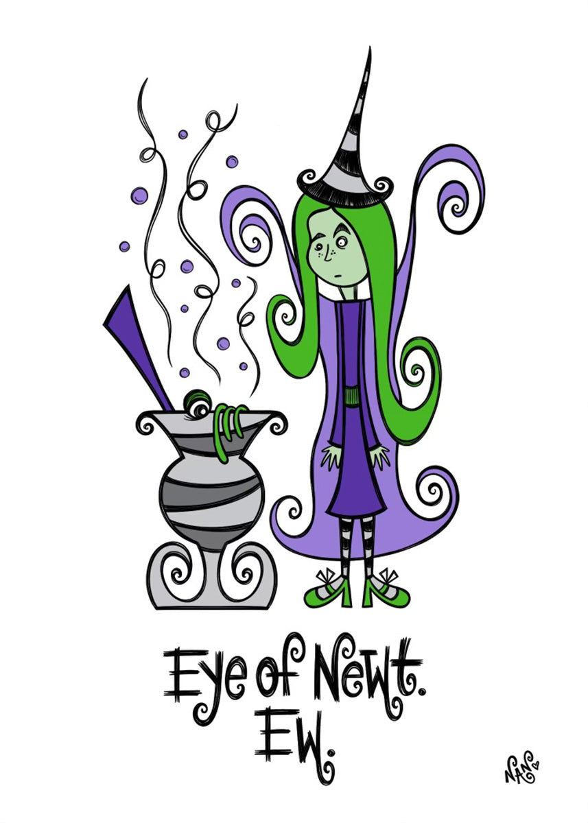 Spookie Print - Eye of Newt. Ew.