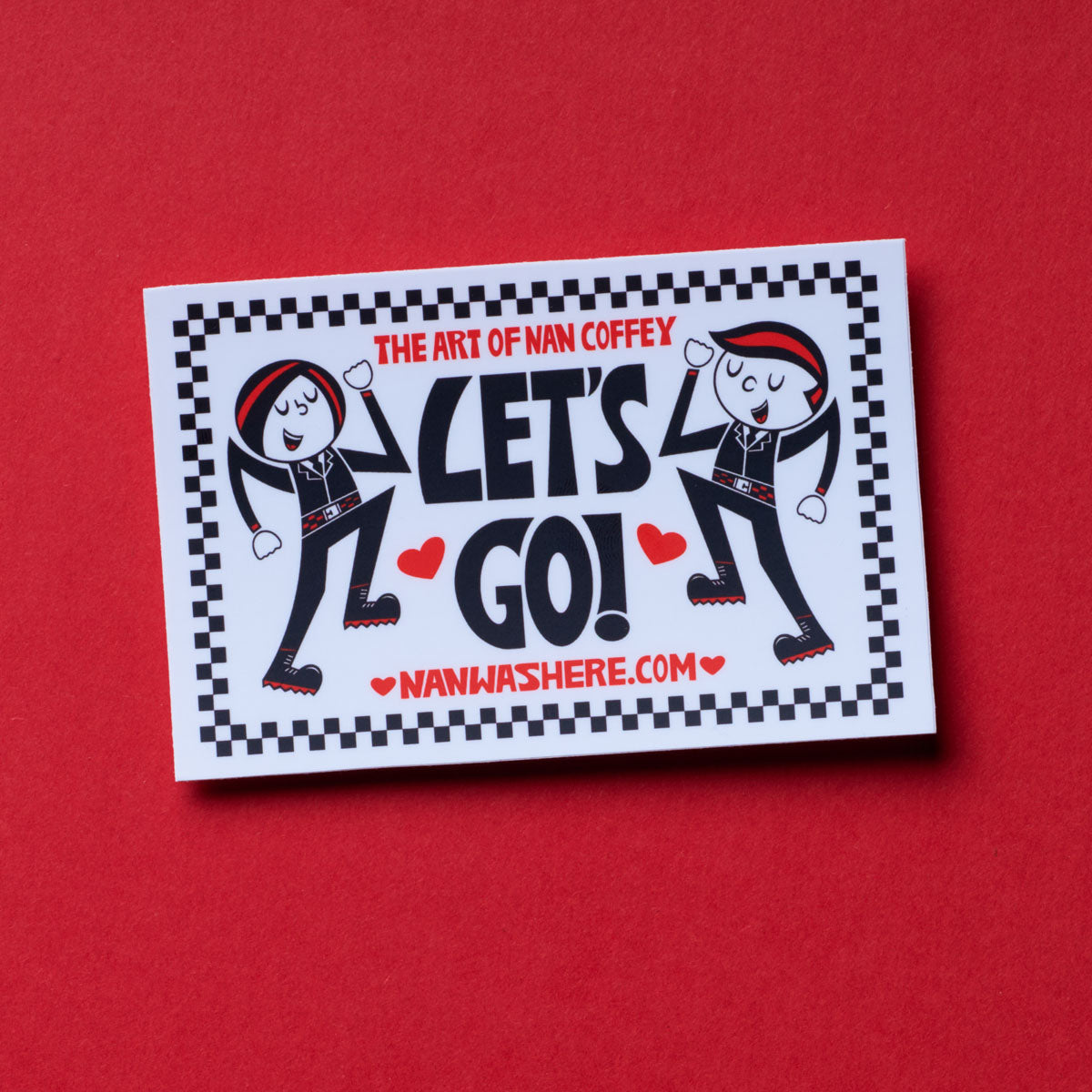Let&#39;s Go - Vinyl Sticker