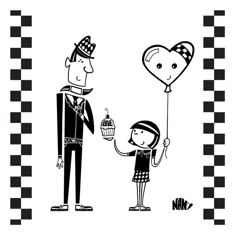 2-Tone Love - Signed Prints | Fine Art and Limited Edition Prints | The Art Of Nan Coffey