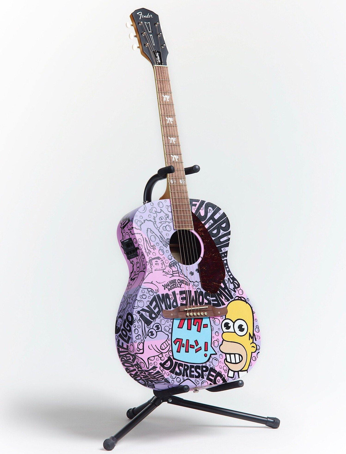 Simpsons Mr. Sparkle Guitar - The Art Of Nan Coffey