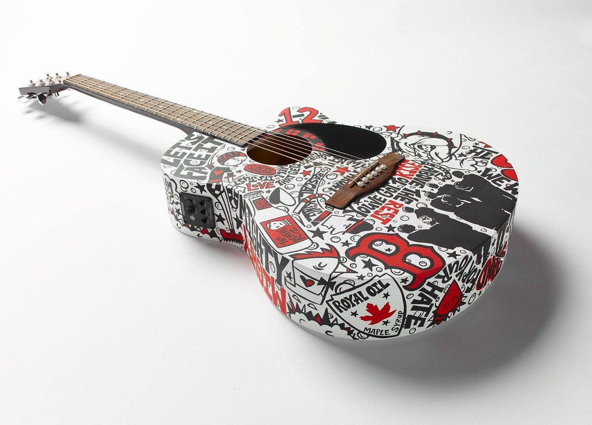 BossTones Let&#39;s Face It Guitar - The Art Of Nan Coffey