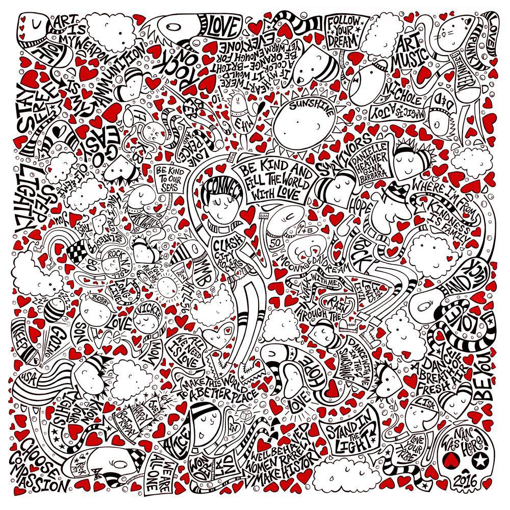 #3 Inclusion Painting Started July 2016 - Signed Prints | Fine Art and Limited Edition Prints | The Art Of Nan Coffey