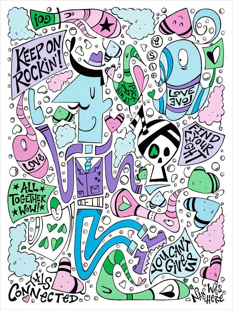 Keep On Rockin'! - Original | Fine Art and Limited Edition Prints | The Art Of Nan Coffey