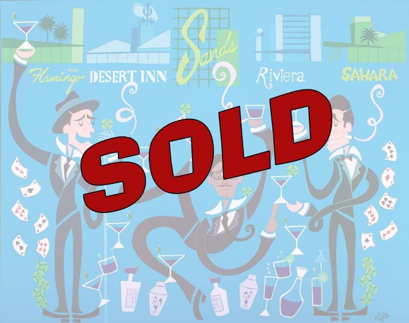 How Lucky Can Three Guys Be? - Original | Fine Art and Limited Edition Prints | The Art Of Nan Coffey