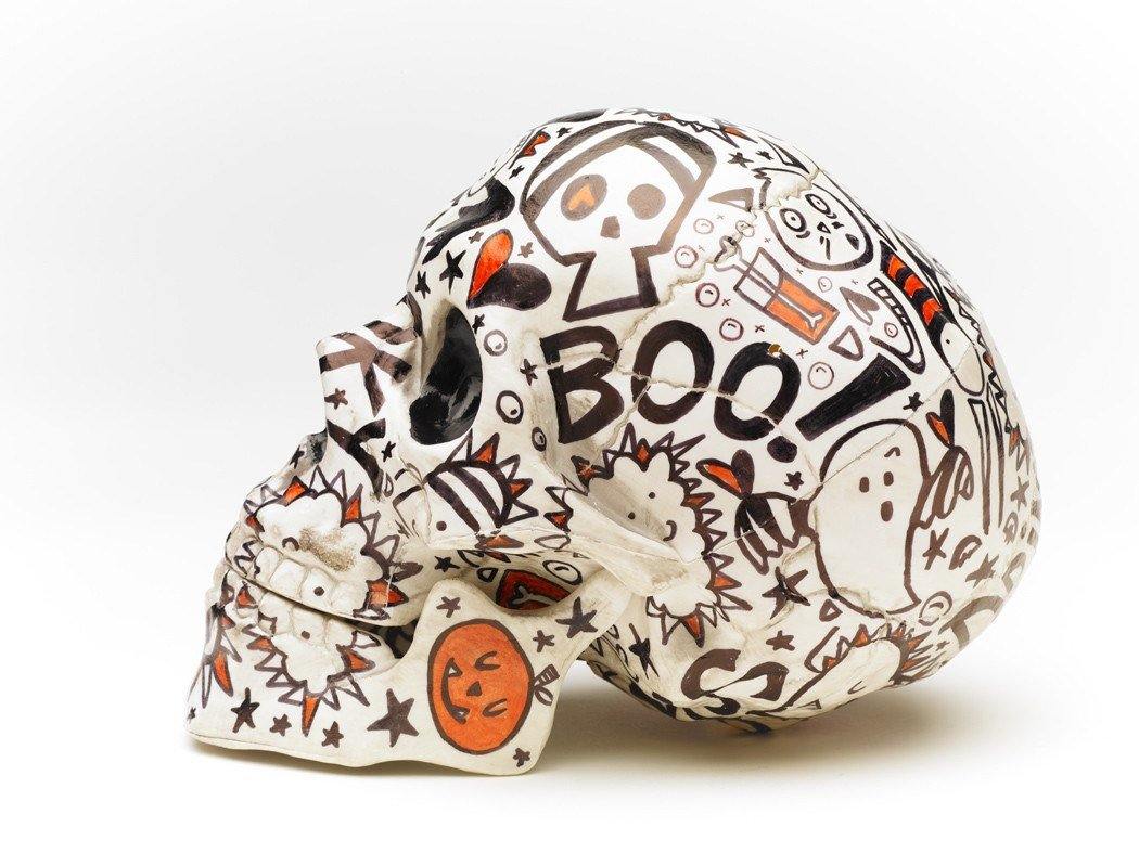 Skull | Halloween | Art All Over | Fine Art and Limited Edition Prints | The Art Of Nan Coffey