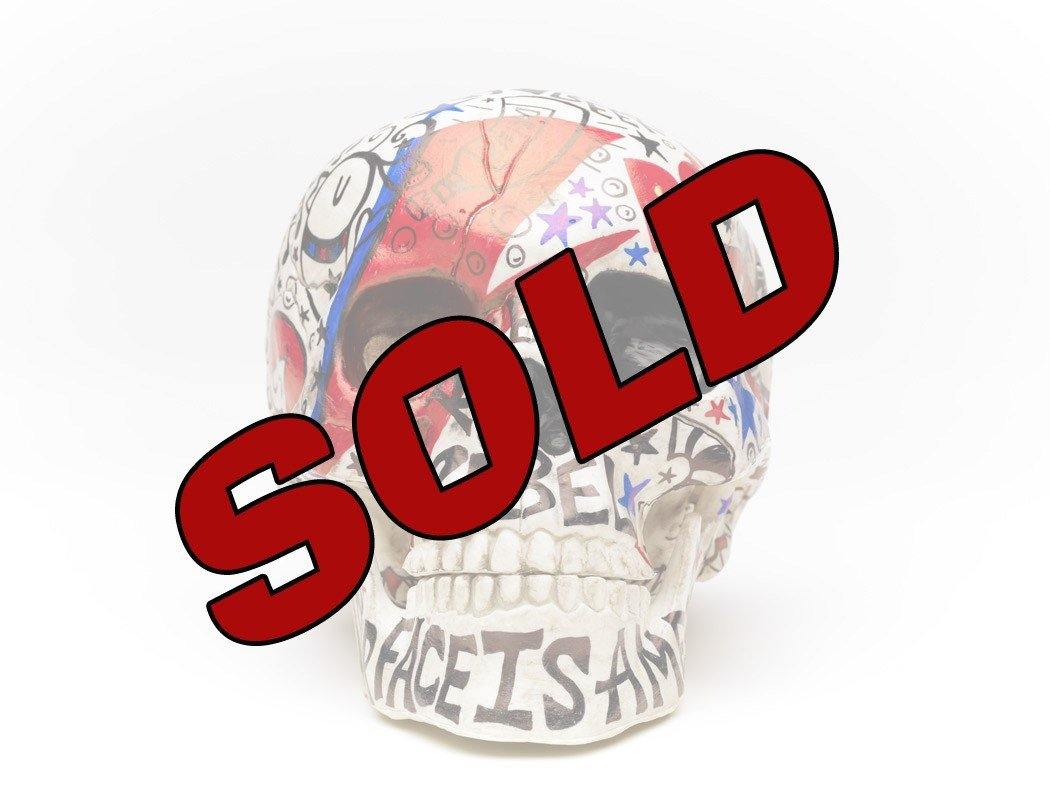 Skull | Bowie | Art All Over | Fine Art and Limited Edition Prints | The Art Of Nan Coffey