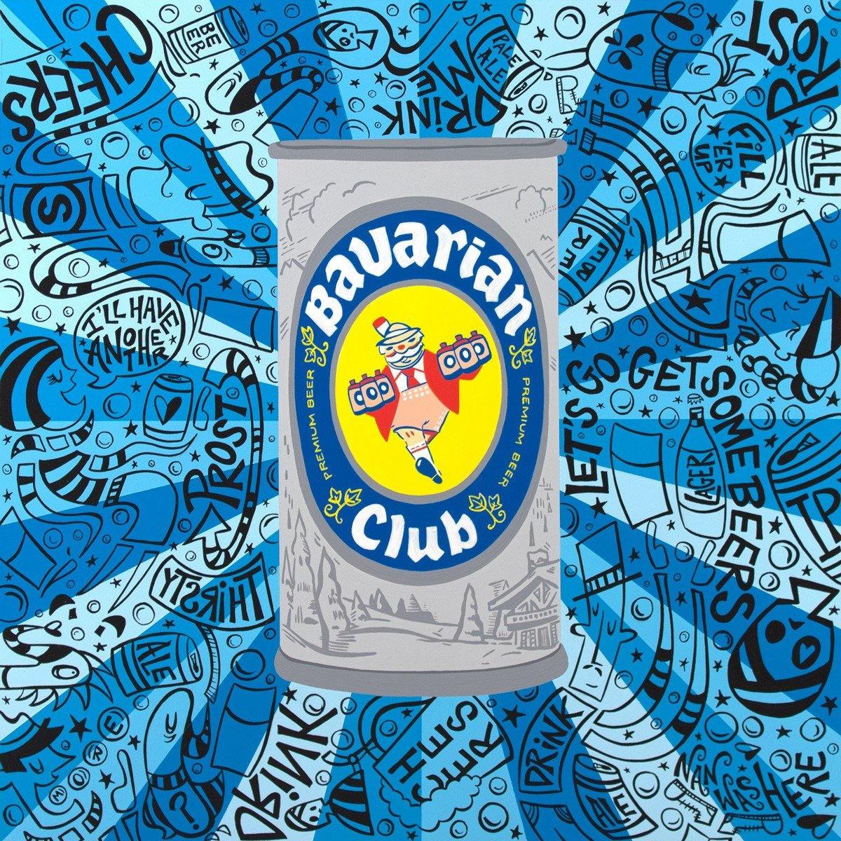 Bavarian Club Beer Can - Signed Prints | Fine Art and Limited Edition Prints | The Art Of Nan Coffey