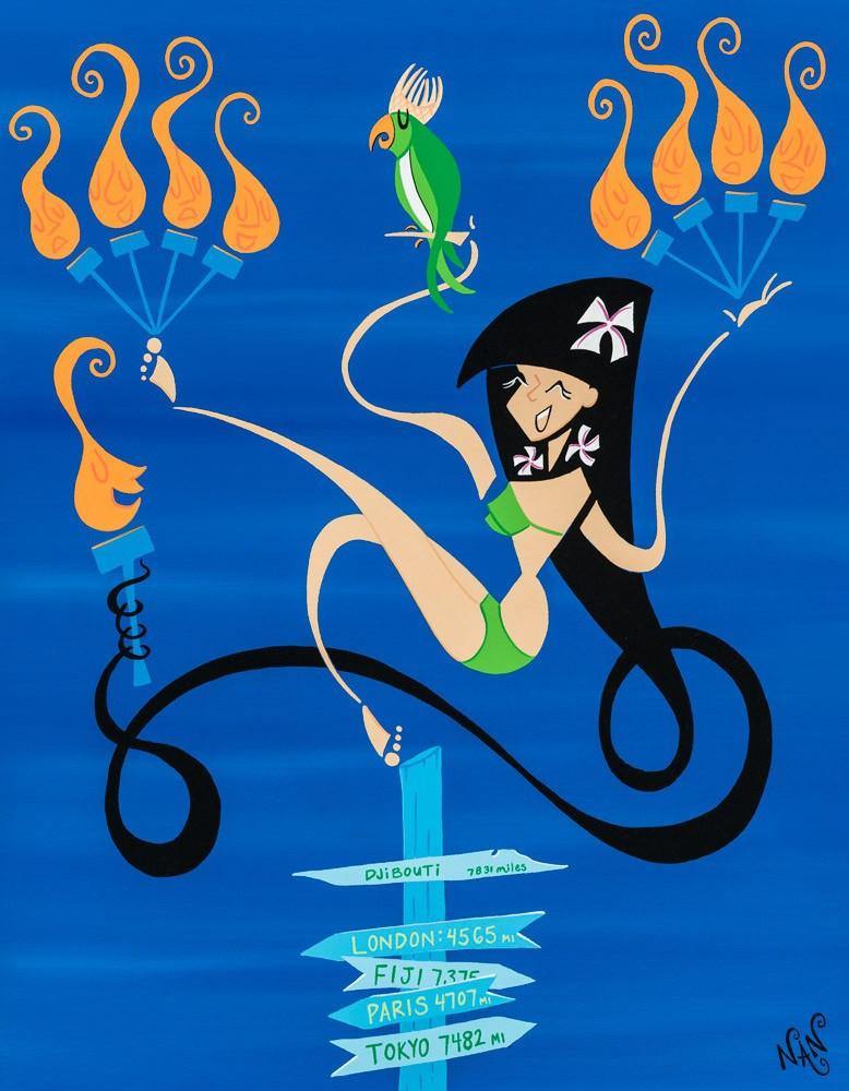 The Fire Queen - Signed Prints | Fine Art and Limited Edition Prints | The Art Of Nan Coffey