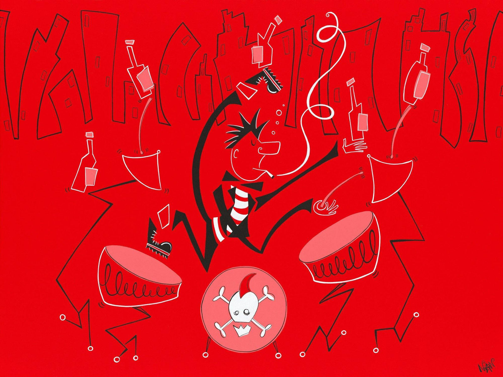 Give 'Em The Boot - Signed Prints | Fine Art and Limited Edition Prints | The Art Of Nan Coffey