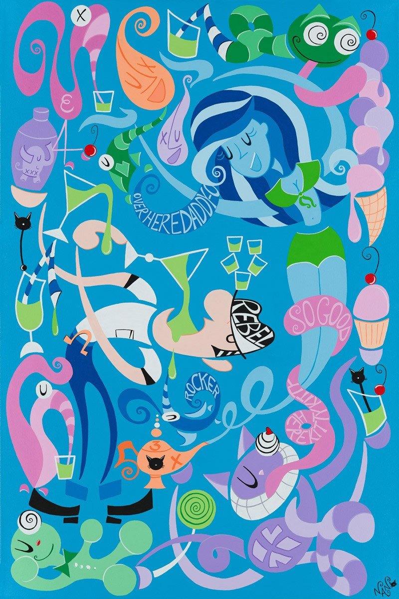 Here Kitty Kitty - Signed Prints | Fine Art and Limited Edition Prints | The Art Of Nan Coffey