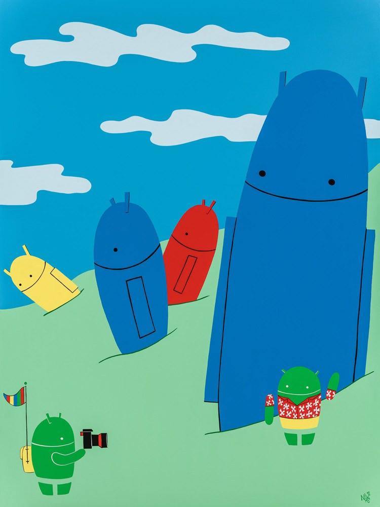 Android Commission - Google - Nan Coffey | Fine Art and Limited Edition Prints | The Art Of Nan Coffey