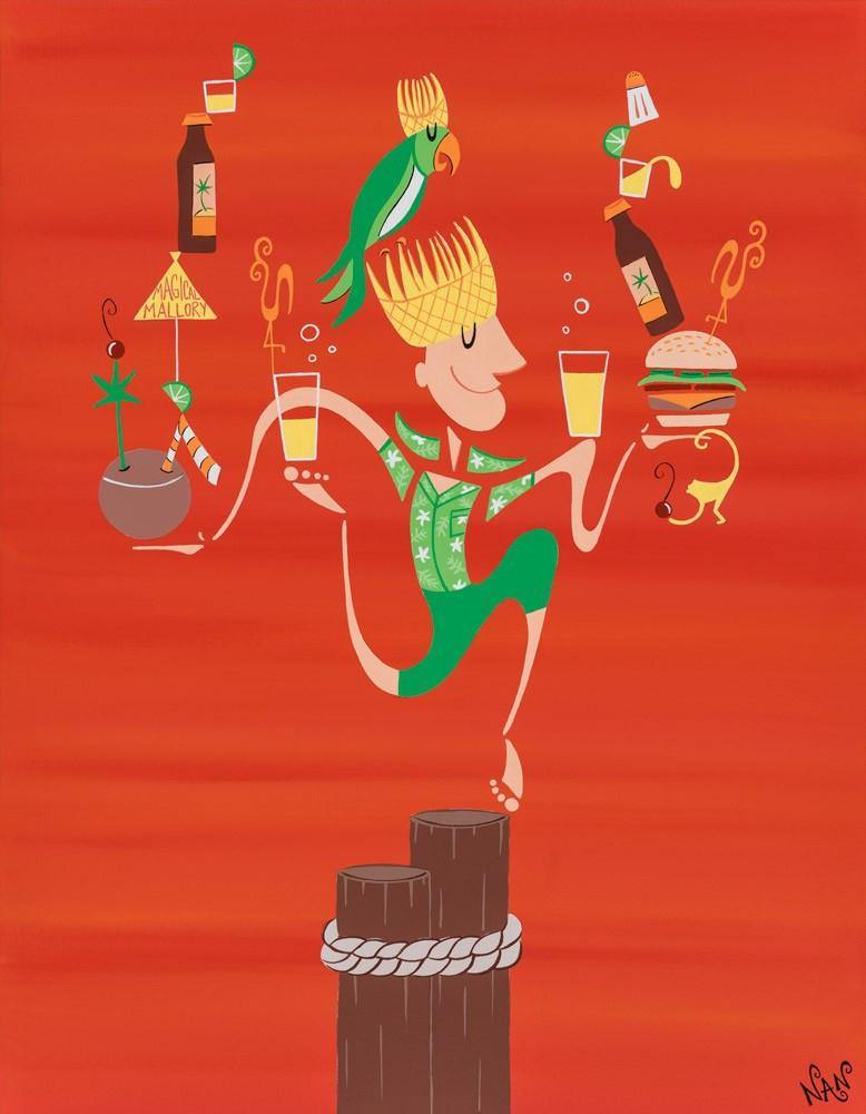 The Pineapple King - Signed Prints | Fine Art and Limited Edition Prints | The Art Of Nan Coffey