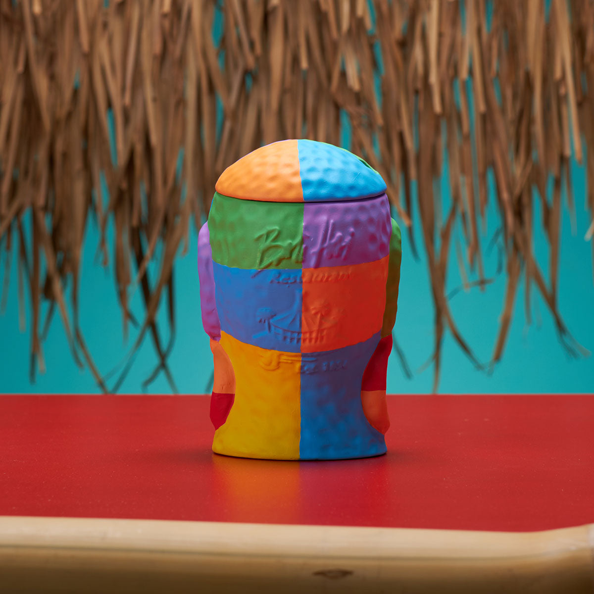 Nan-Painted Choose Compassion Rainbow Mr. Bali Hai Ceramic Mug