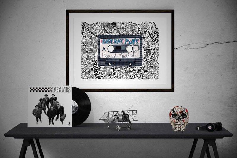 Timebomb - Horace Panter Collaboration | Fine Art and Limited Edition Prints | The Art Of Nan Coffey