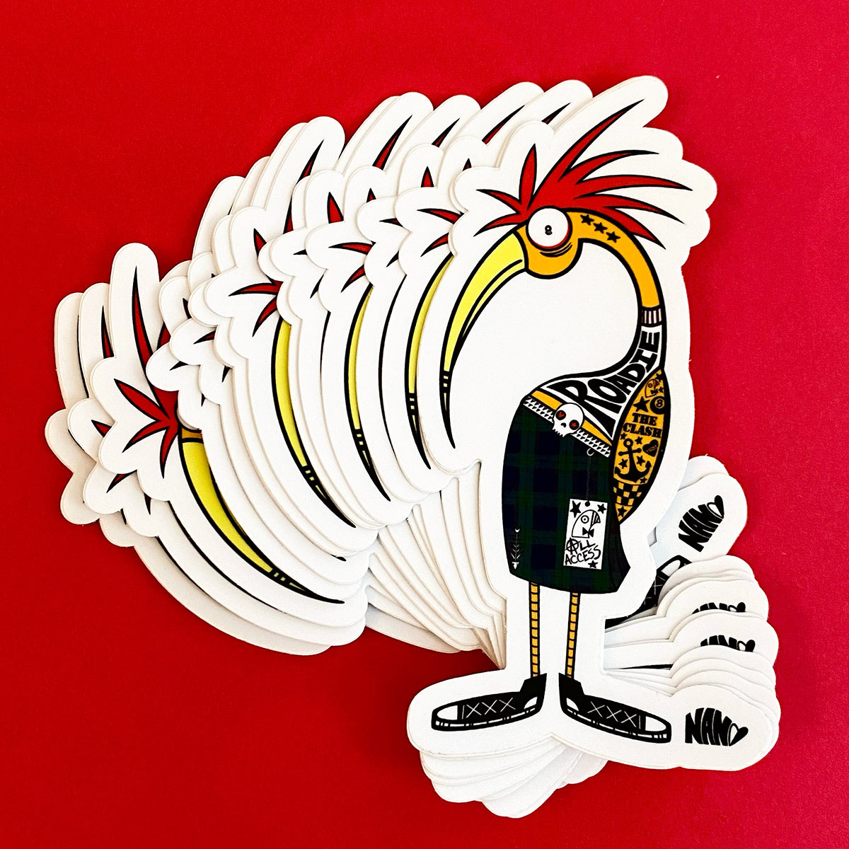 Roadie Bird - Vinyl Sticker