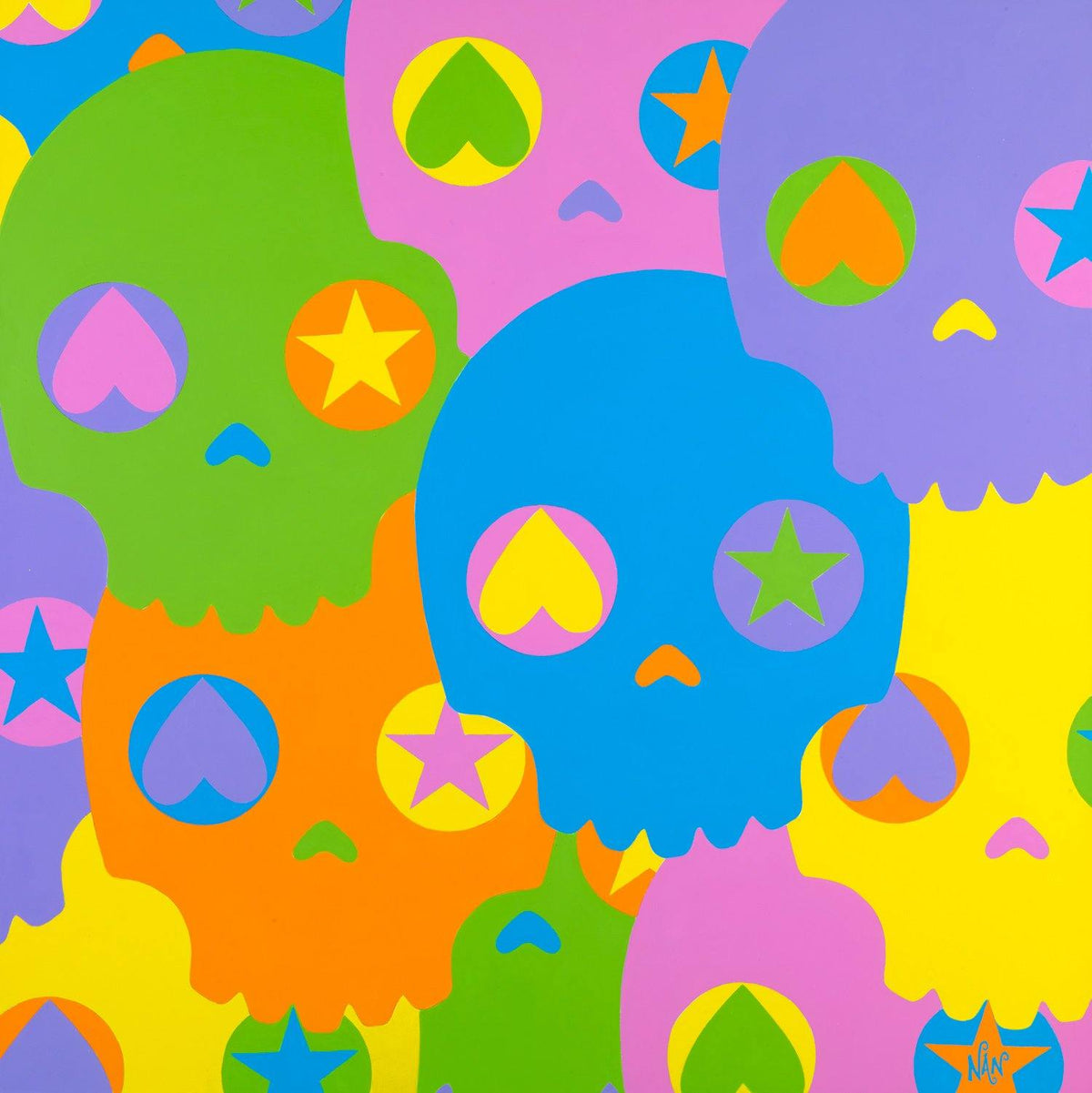 I Want Your Skulls - Original Painting - The Art Of Nan Coffey