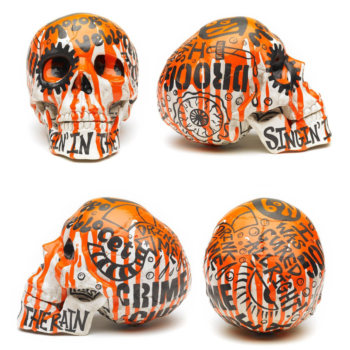 Skull | Clockwork Orange | Art All Over | Fine Art and Limited Edition Prints | The Art Of Nan Coffey