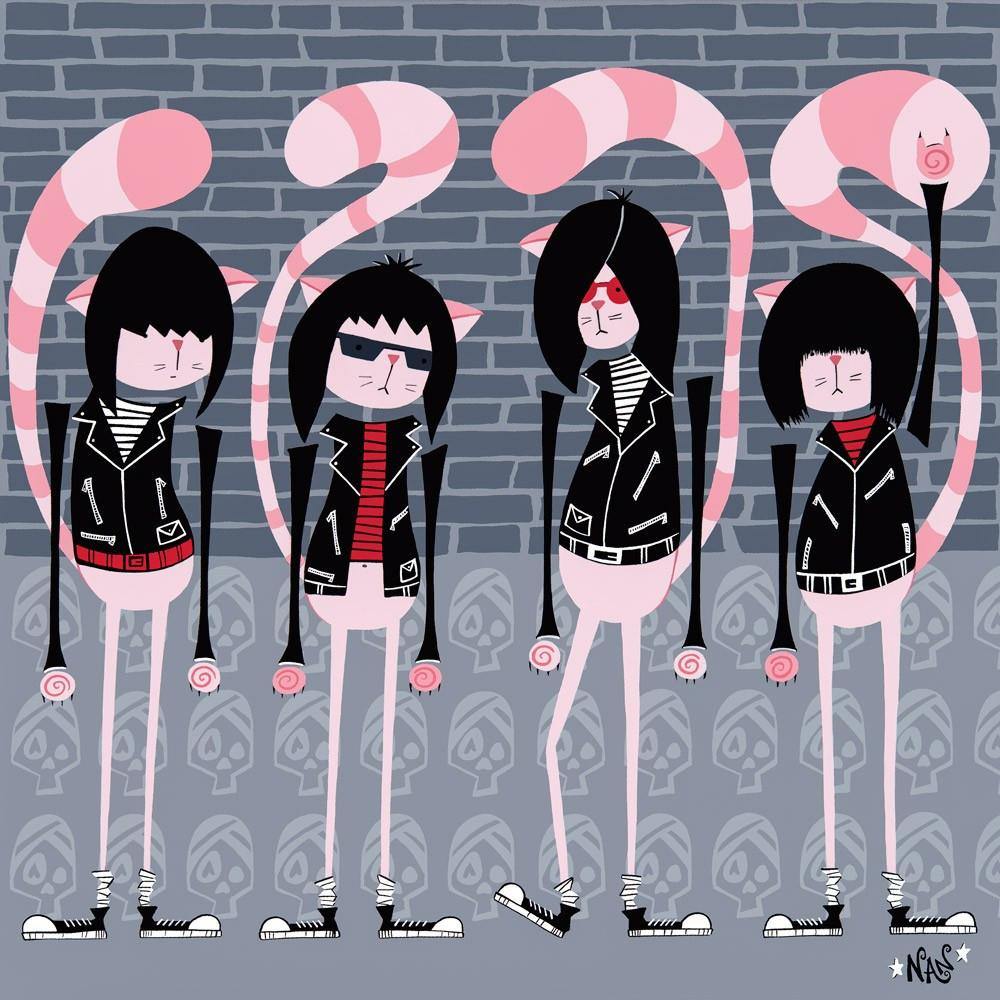 The Revved Up Rebels - Signed Prints | Fine Art and Limited Edition Prints | The Art Of Nan Coffey