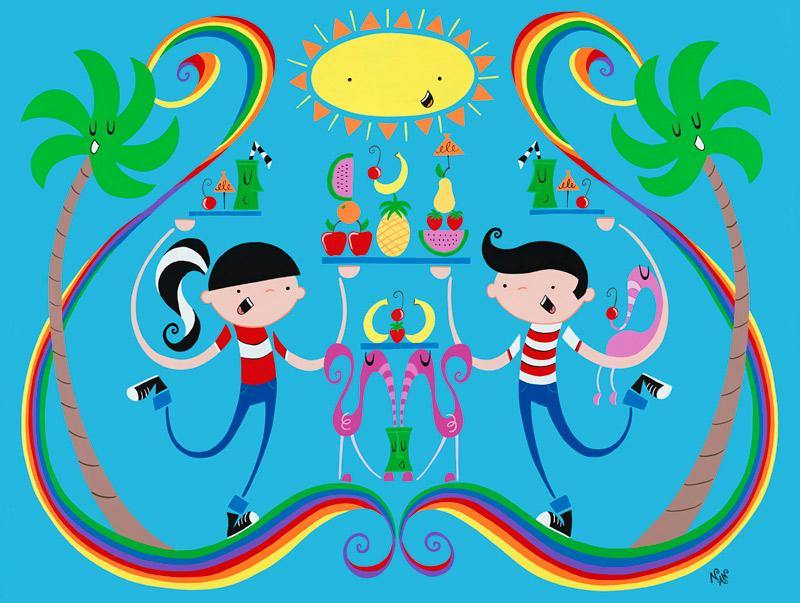 Walking On Sunshine - Signed Prints | Fine Art and Limited Edition Prints | The Art Of Nan Coffey