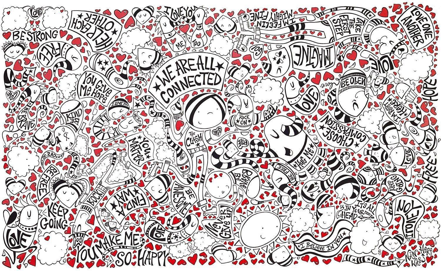 We Are All Connected - Signed Print | Fine Art and Limited Edition Prints | The Art Of Nan Coffey