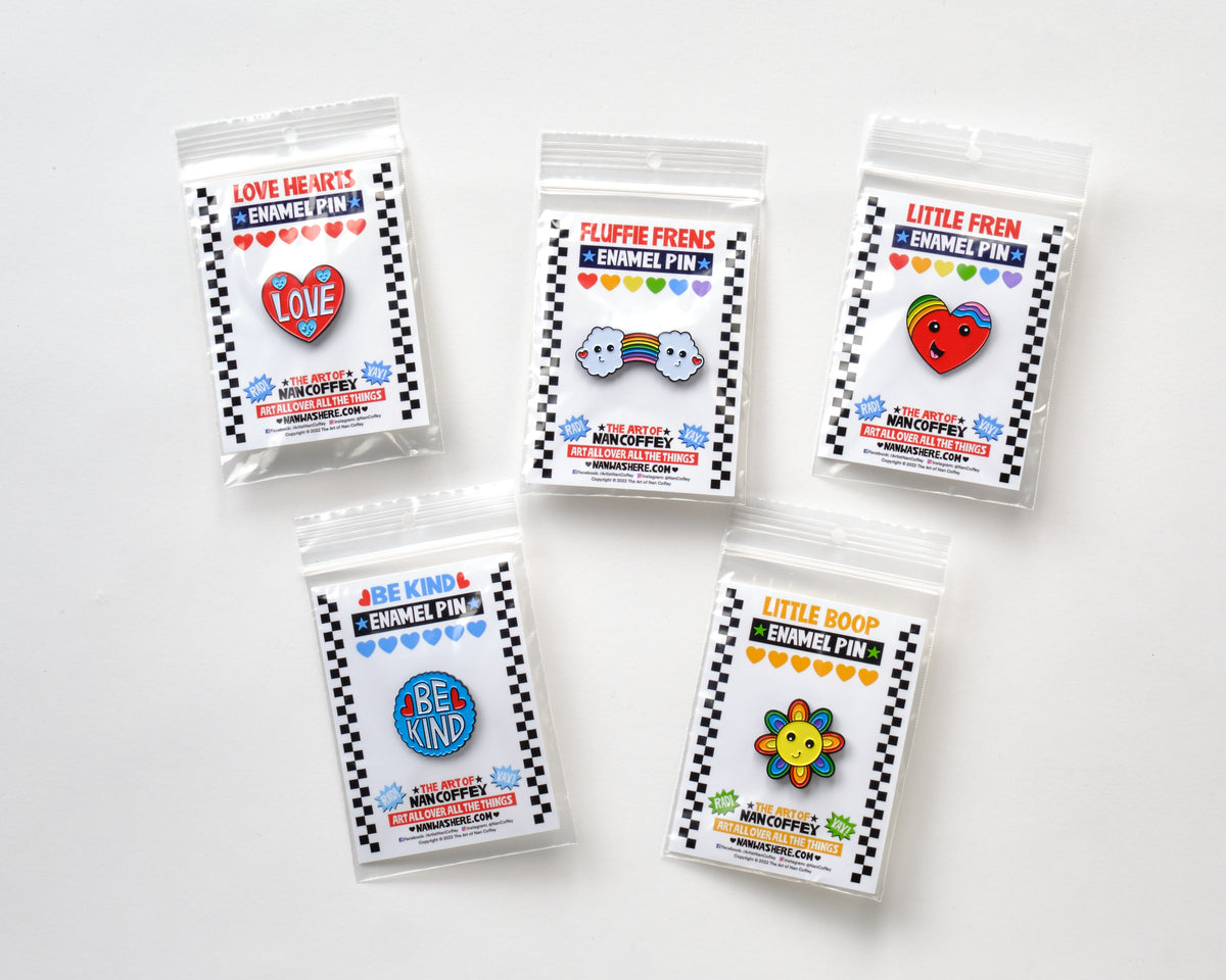 ❤️💙 Happiness Collection 💙❤️ - Pin Bundle