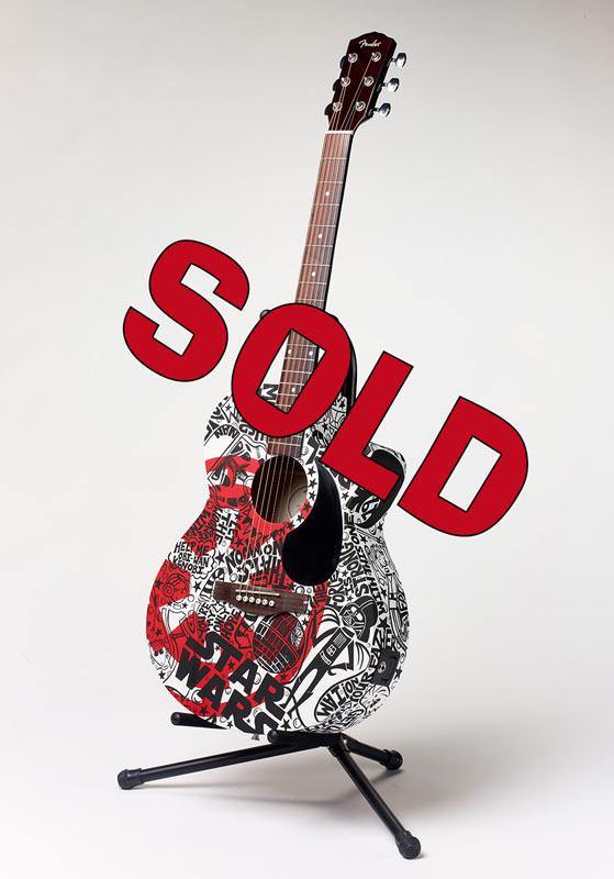 Star Wars Guitar | Fine Art and Limited Edition Prints | The Art Of Nan Coffey