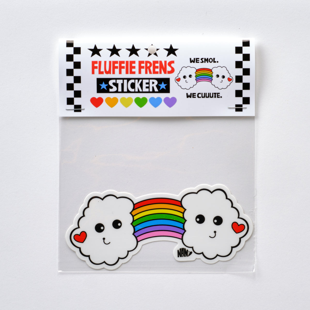 ❤️☁️ Fluffie Frens ☁️❤️ - Vinyl Sticker