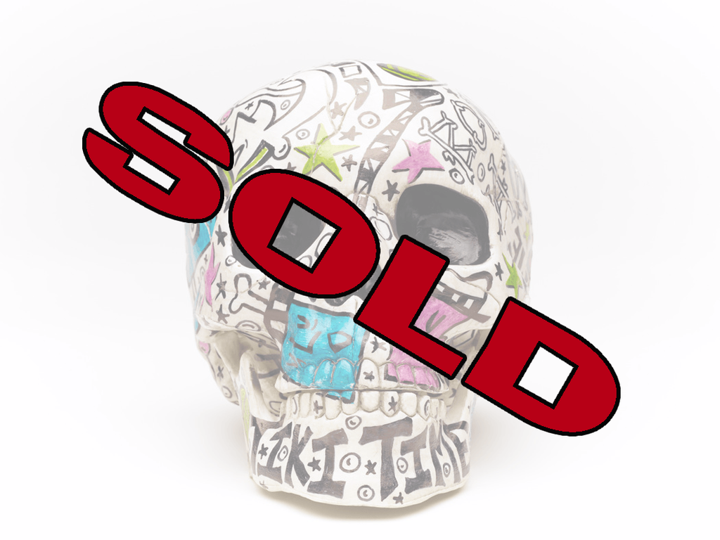 Tiki Skull | Bone Daddy | The Art of Nan Coffey | Art All Over