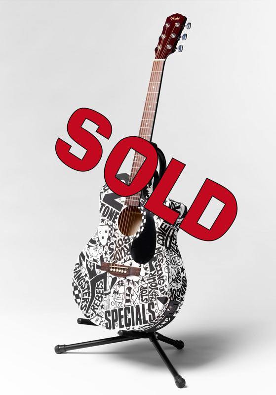 The Specials Guitar | Fine Art and Limited Edition Prints | The Art Of Nan Coffey