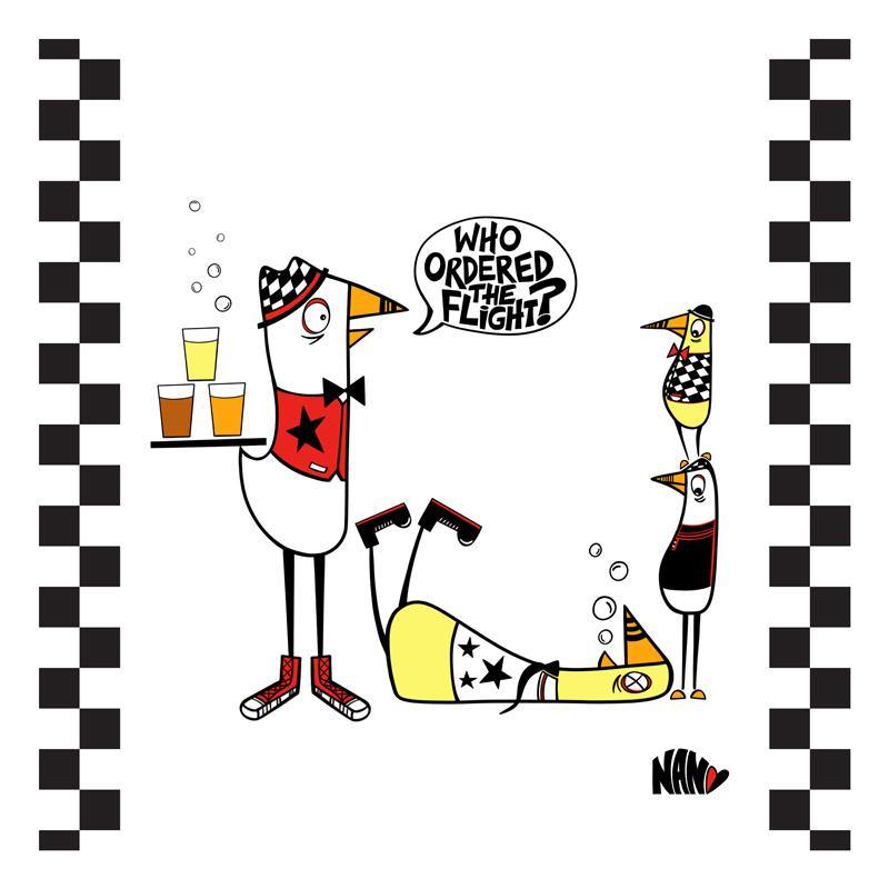 Who Ordered The Flight - Signed Print | Fine Art and Limited Edition Prints | The Art Of Nan Coffey