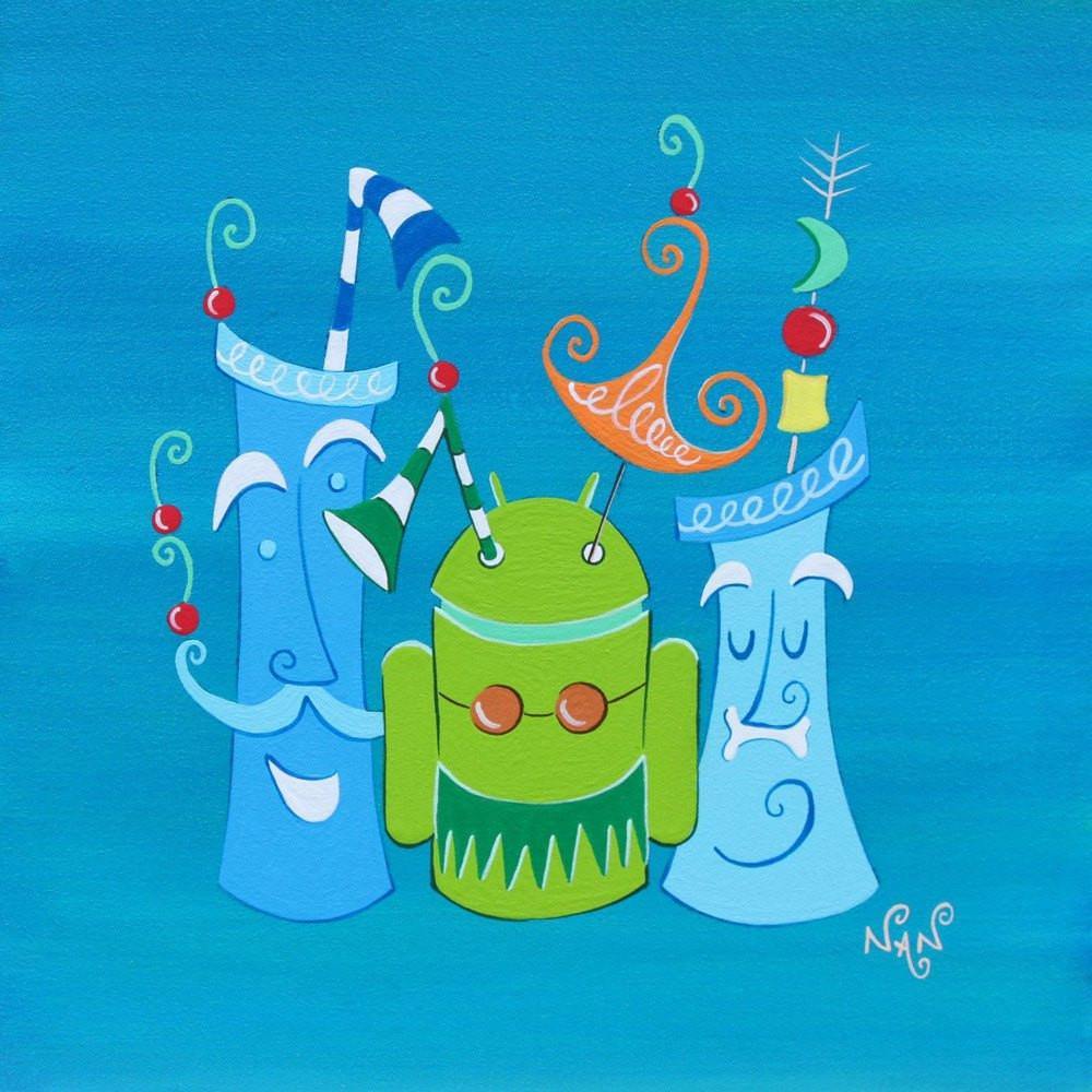 Nandroid Commission | Fine Art and Limited Edition Prints | The Art Of Nan Coffey